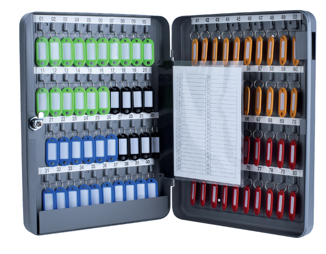 Key cabinet Quantore Basic 80 hooks