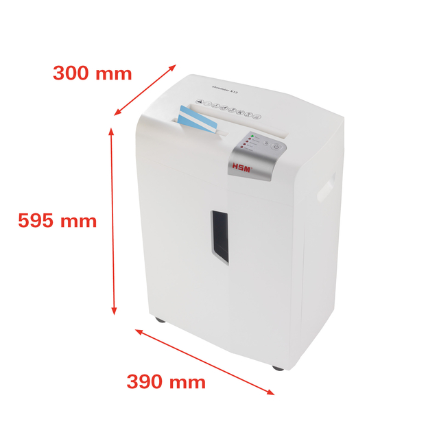 HSM shredstar X13 document shredder - 4 x 37 mm