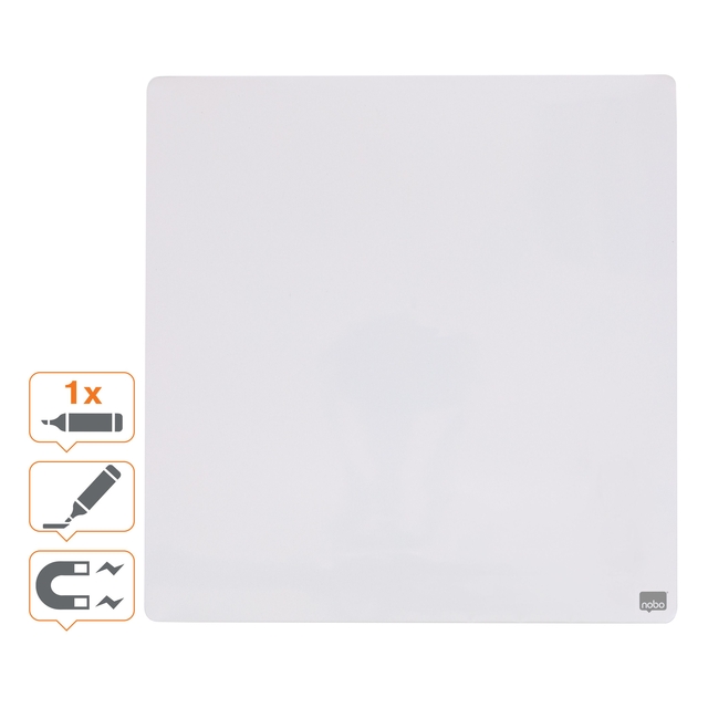 Whiteboard Nobo tile 36x36cm white magnetic