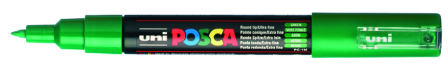 Paint marker Posca PC1MC extra fine dark green