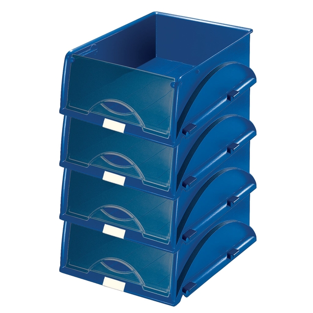 Sorteerbak Leitz 5231 Sorty met klep blauw