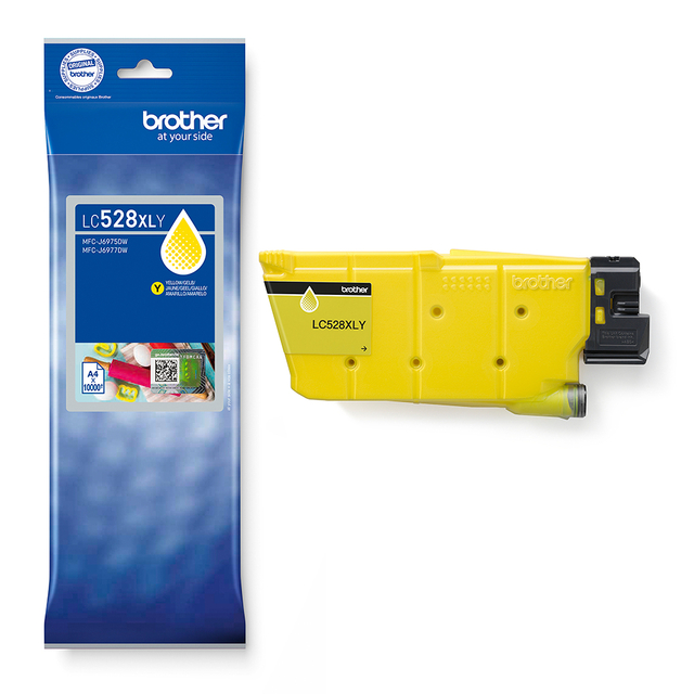 Inktcartridge Brother LC-528XLY geel
