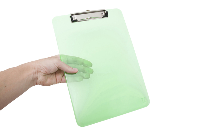 Clipboard A4 MAULneon, plastic with arcuated Clip