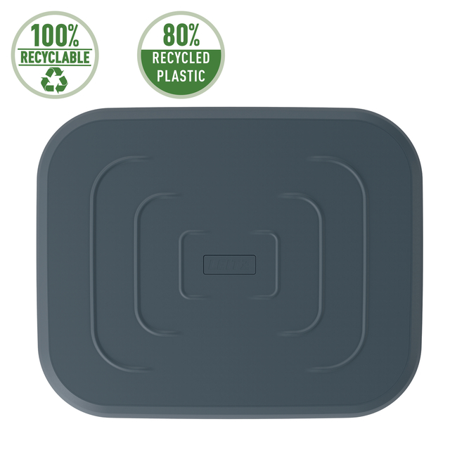 Voetensteun Leitz Ergo verstelbaar gerecycled grijs