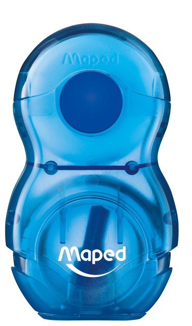 PENCILSHARPENER WITH ERASER MAPED LOOPY ASS