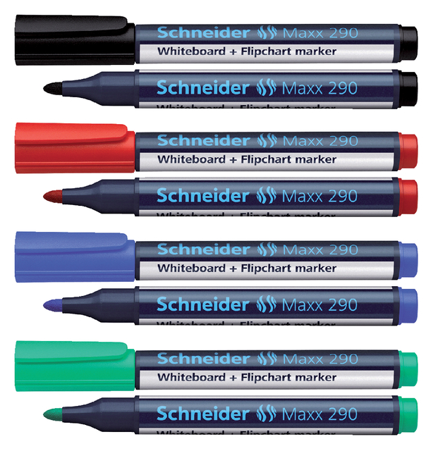 Board/flipchartmarker Schneider Maxx 290 bullet tip black