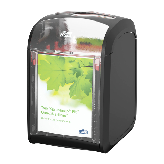 Napkin dispenser Tork Xpressnap® Fit tabletop N14 black 27290
