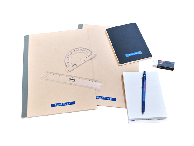 Reliëftape Dymo embossing vinyl 9mm wit op blau