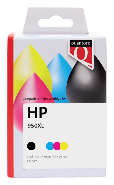 Ink cartridge Quantore alternative for HP C2P43AE 950XL+951XL black + 3 colors