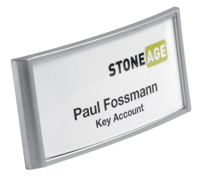 classic Name Badge with Magnet 30 x 65 mm