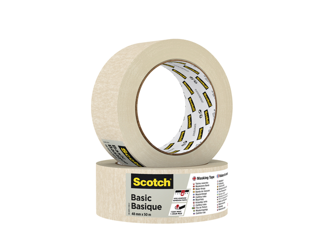 Masking tape Scotch Basic 48mmx50m beige