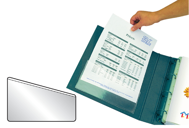5x 3L adhesive filling pockets A4 - left