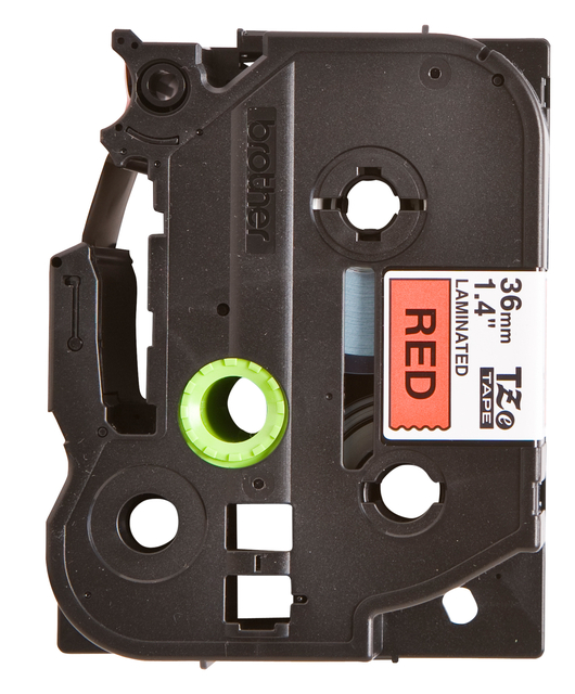 Labeltape Brother P-touch TZe-461 standaard 36mm zwart op rood