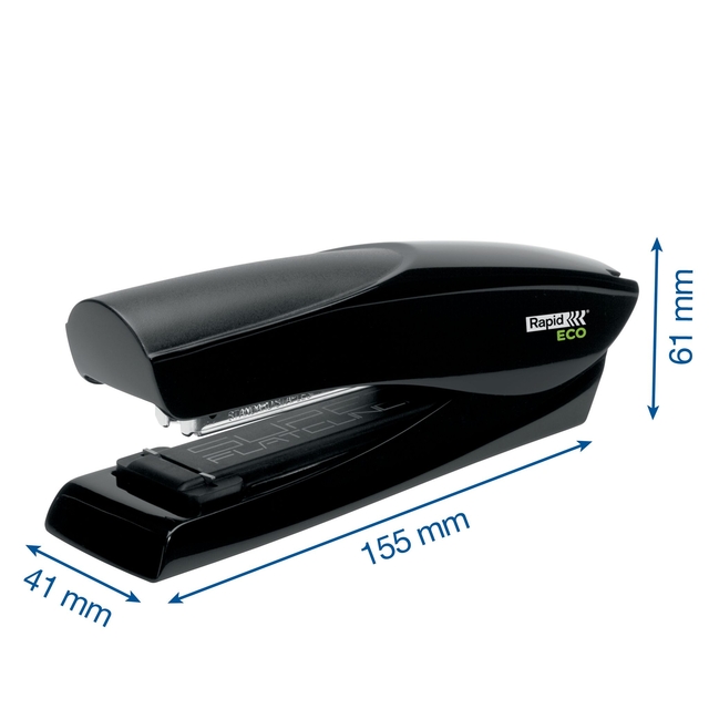 Stapler Rapid Fashion Eco full-strip 25 sheets black