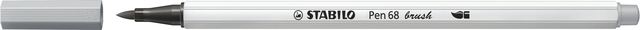 Brushstift STABILO Pen 568/95 koudgrijs