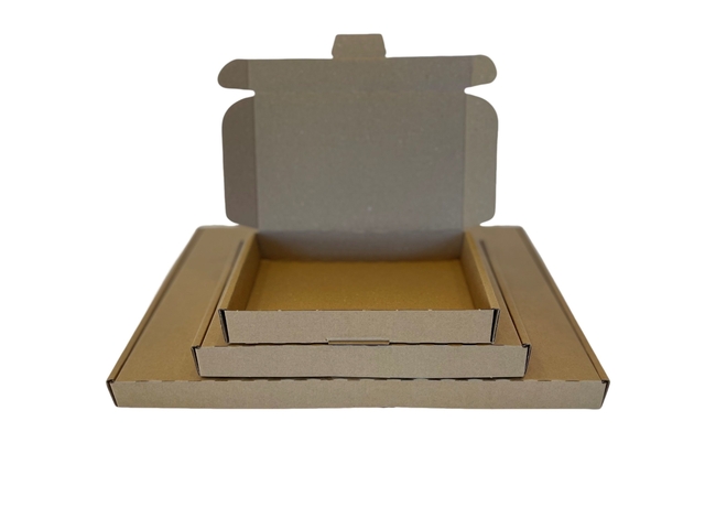 Brievenbusbox IEZZY A6 180x115x28mm karton bruin