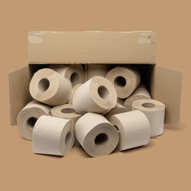 Toiletpapier The Good Roll The Panda Edition Naked bamboe 2-laags 24x300 vel naturel