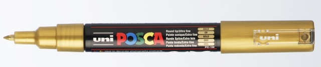 Paint marker Posca PC1MC extra fine gold