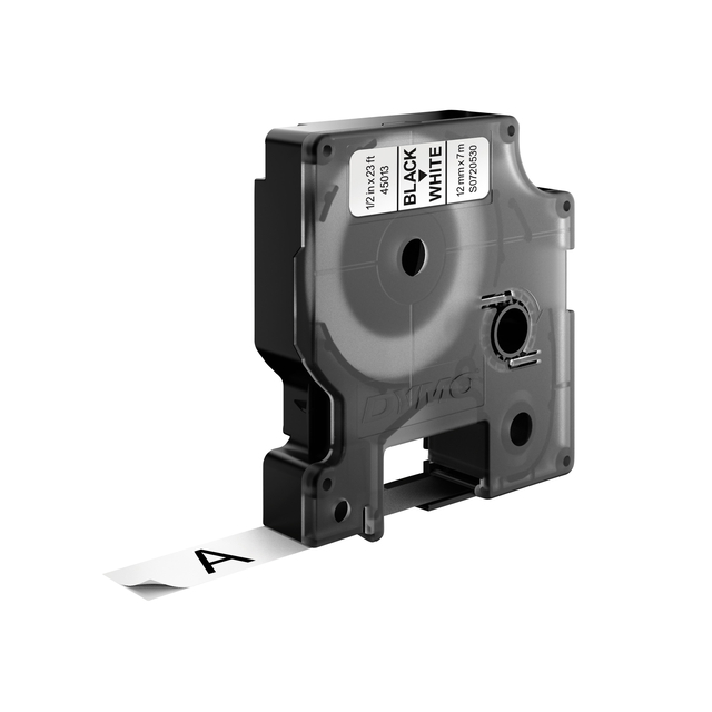 Dymo 4500 Tape Bk/Wht 45013/S0720530