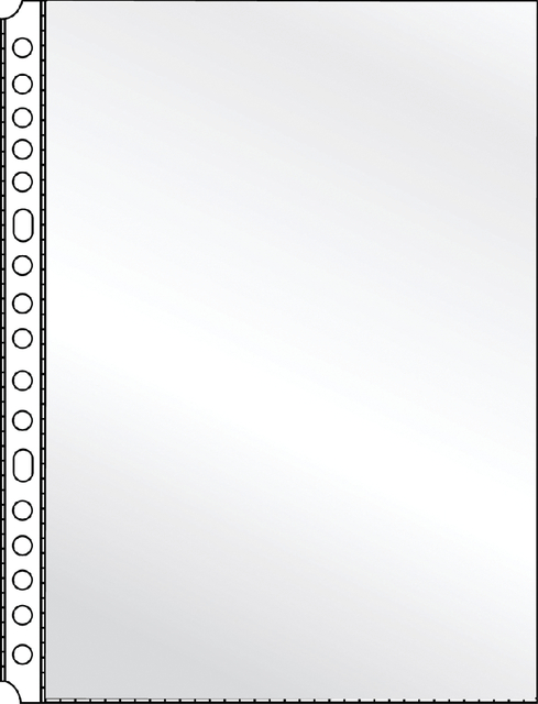 Folder sleeves Kangaro A5 PP 120 micron 17 holes 10x10 pieces