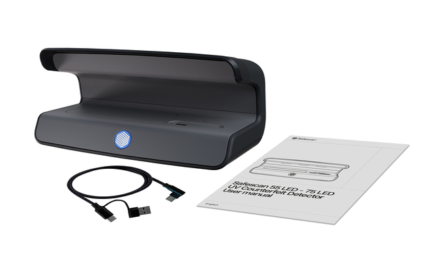 Valsgeld detector Safescan 55 UV LED zwart