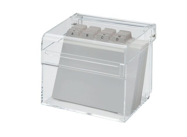 Acrylic Index Card Box, DIN A7