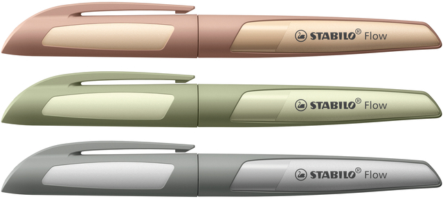 Vulpen STABILO Flow medium grijs blister à 1 stu