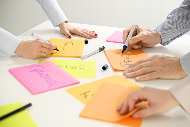Memoblok Post-it 6845 Super Sticky 203x152mm assorti 4 stuks