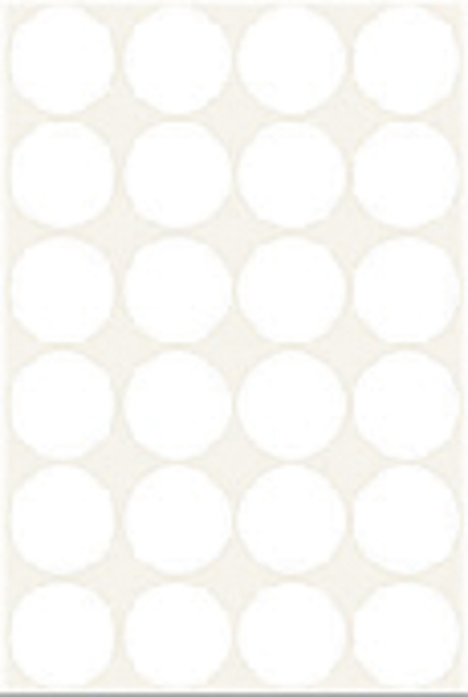 Etiket HERMA 2260 rond 25mm wit 768 stuks
