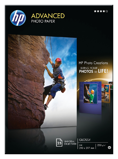 HP Advanced Photopaper glossy A4 25sheet