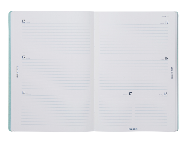 Agenda 2027 Brepols Essential Urban 7dagen/2pagina's Urban zwart