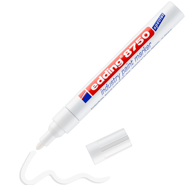 Paint marker edding 8750 industry white