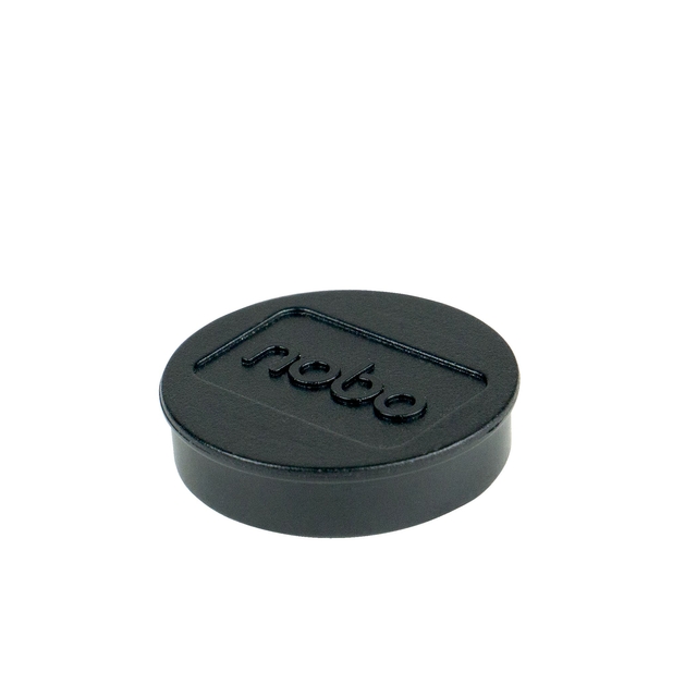 Magneet Nobo 30mm 700gr zwart 4 stuks