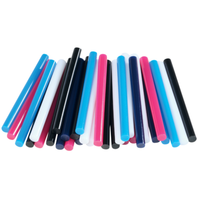 Glue stick Rapid 7mm 5 colours assorted 36 pieces