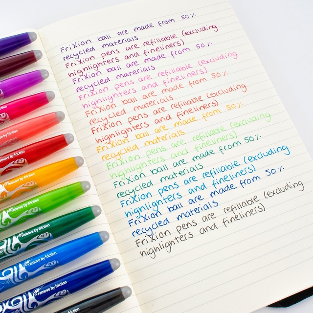 Rollerpen PILOT friXion medium wijnrood