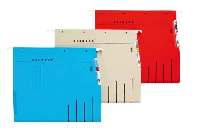 HANGING FILE FOR SHELF: RED: SEC(38)