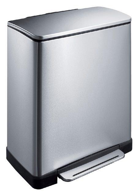 Pedaalemmer EKO E-Cube 18+28 liter rvs
