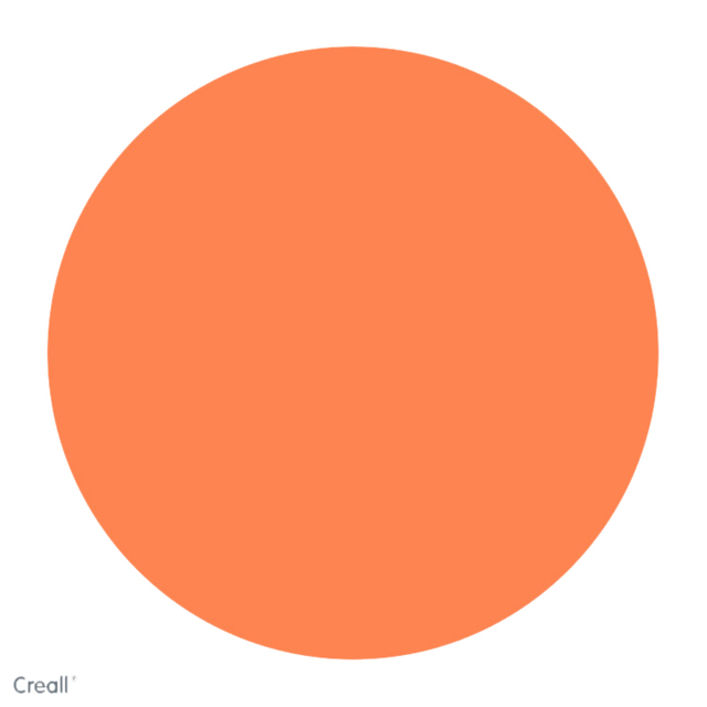 Plakkaatverf Creall fluor oranje 250ml