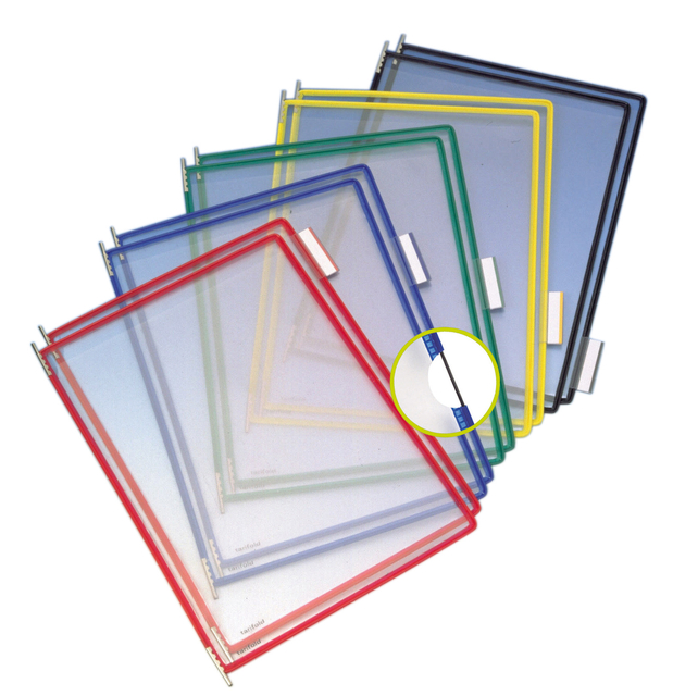 Zichtpaneel Tarifold A4 verticaal assorti 10 stuks