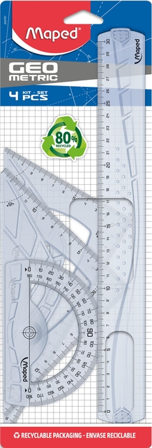 DRAFTING TOOLS MAPED 4PCS RIGHTHANDED