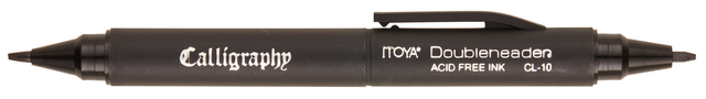 Kalligrafiepen Itoya CL-10 1.5 èn 3.0mm zwar
