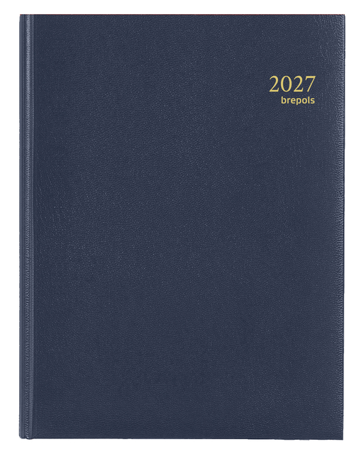 Agenda 2027 Brepols Timing Lima 7dagen/2pagina's viertalig blauw