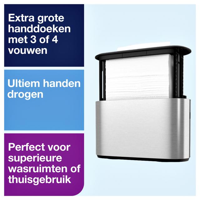 Hand towel dispenser Tork Express Image line Countertop Multifold H2 stainless steel 460005