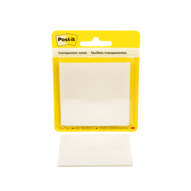 Memo pad Post-it 3M 73x73mm Clear