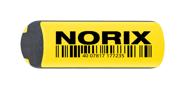 Potlood Staedtler Norix HB zwart-geel blister à 2 stuks