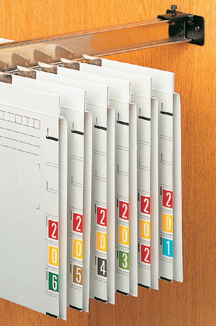 Secolor A4 Lateral Clipex File blue