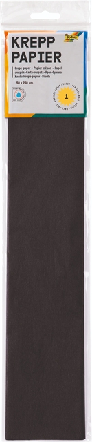 Crêpepapier Folia 250x50cm nr199 zwar