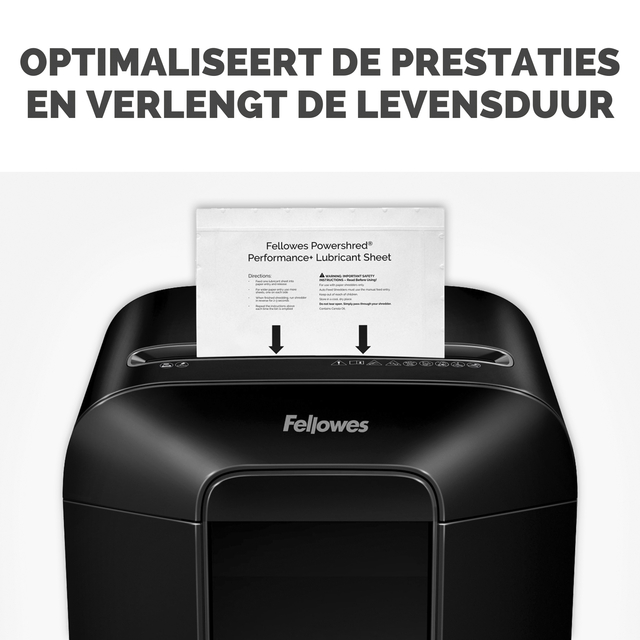 Olievellen voor papiervernietiger Fellowes Powershred Performance+ 10 vel
