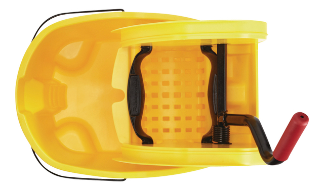 Mopemmer Rubbermaid Wavebrake met wringer 33liter geel