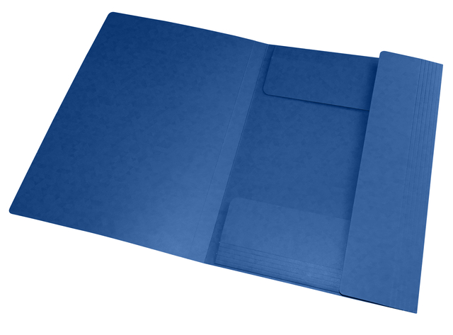 Elastomap Oxford Top File+ A3 3 kleppen 390gr blauw
